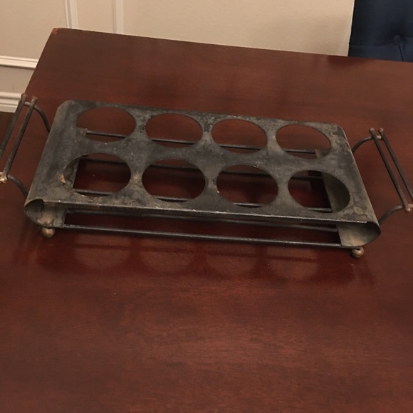 Vintage metal drink tray